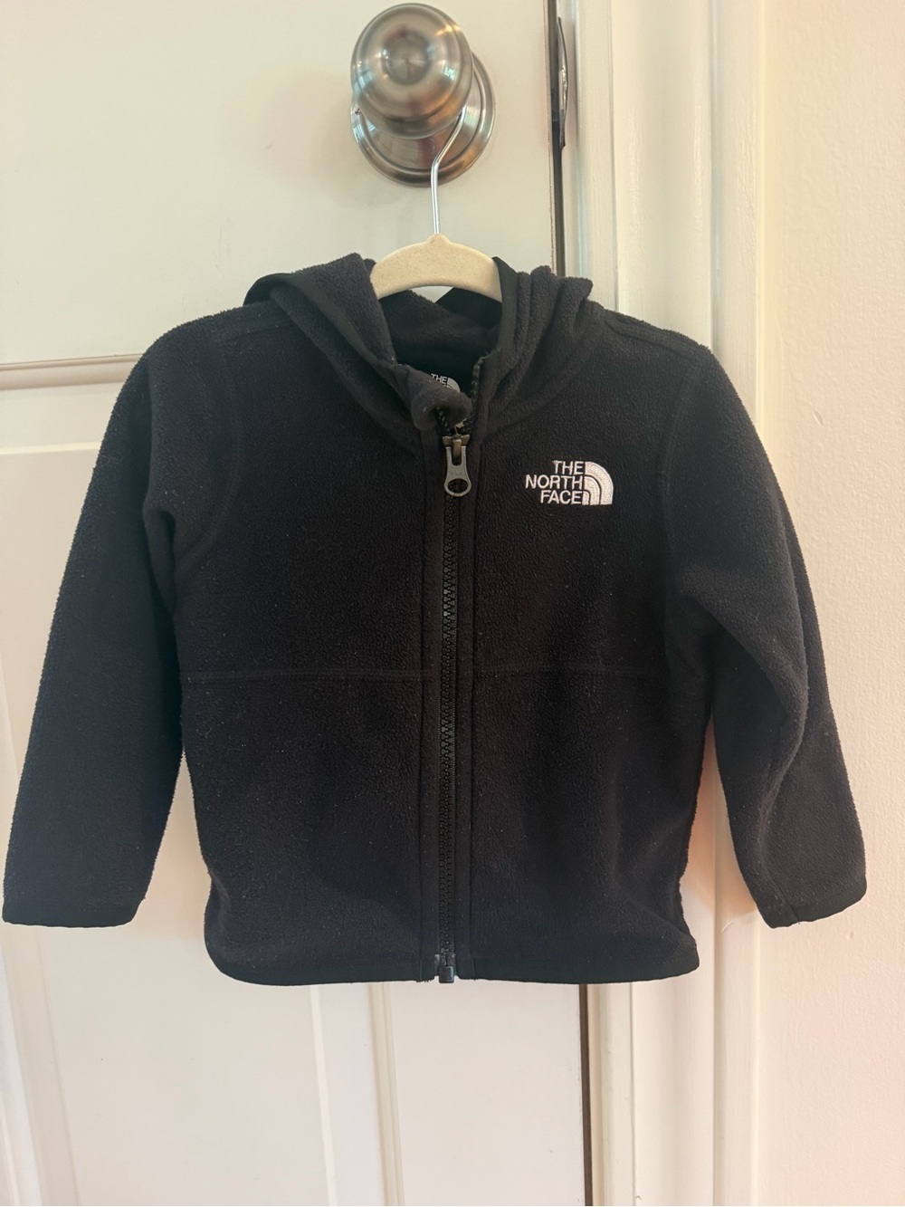 The North Face Baby Black Hooded Fleece Jacket